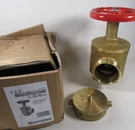 Giacomini A56Y005 Angle Fire Hose Valve 1/2" Npt X Nst Brass W/ Cap. Fixed Price $99.95.