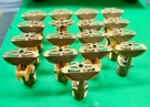 Nos Tyco TY3331 1/2" Brass Sidewall Fire Sprinkler Head 155F Qr Lot Of 17 Fs. Fixed Price $74.99.