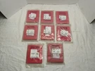 Lot Of 8 Est Edwards G1RT Fire Alarm Genesis Red Trim Plate New. Fixed Price $49.99.