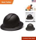 Ansi Certified Pyramex Full Brim Hard Hat Vented, 4-POINT Ratchet Suspension. Fixed Price $61.99.