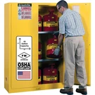 Flammable Storage Cabinet Gallon Manual Close 2 Door Yellow 894500 Justrite. Fixed Price $2231.99.