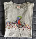 Supreme Tentacles Octopus Grey Tee Rn# 101837 100% Authentic Excellent Con. Fixed Price $50.00.