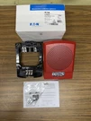 *new* Eaton Wheelock Elspstr Wall Mount Led Fire Alarm Speaker Strobe Red. Fixed Price $50.00.