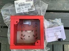 Siemens Sbbs-r 105576 Encl. Red Surface Back Box Part# 500-636119 Fire Alarm. Fixed Price $14.46.