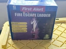 First Alert Three-story Portable Fire Escape Ladder, 24 Feet, EL53W-2 Black. Fixed Price $139.99.