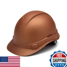 Pyramex Ridgeline Cap Style Hard Hat, 4-POINT Ratchet, Copper Pattern. Fixed Price $68.82.