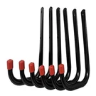 Tetra-teknica UH02-6P Heavy Duty Garage Storage Utility Hooks, Medium, Black. Fixed Price $17.69.