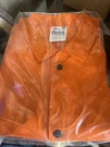 Magid Sparkguard Flame Resistant Cotton Jacket Safety Orange 2XL. Fixed Price $24.95.