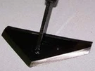 Rogue Scuffle Hoe - 60" Wooden Handle, 6" Triangular Head, Tempered Steel. Fixed Price $180.99.
