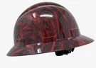 Acerpal Full Brim Vented Casino Fatale Red Tattoo/skull Design Gloss Finish Osha. Fixed Price $80.15.