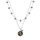Bladder Cancer Ivy Purple Crystal Awareness Silver Necklace Jewelry Gift. Fixed Price $22.49.