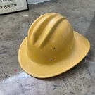 Bullard Co Hard Boiled Hat Fireman Firefighter Yellow Full Brim Helmet. Fixed Price $75.00.
