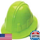 Pyramex Safety Sl Series Full Brim Hard Hat 4-POINT Ratchet Suspension Hi Vis. Fixed Price $23.42.