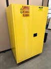 Uline H-2219M-Y 90 Gallon Flammable Liquid Safety Cabinet. Fixed Price $1380.00.