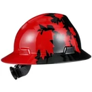 Msa 10082235 V-gard Helmet Black With Red Maple Leaf. Fixed Price $55.00.