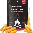 Dextreme Fire (50) Waterproof Starter Plugs, Orange/red. Fixed Price $32.35.
