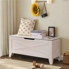 Storage Chest Shoe Bench With Safety Hinge Wooden Toy Box For Entryway, Bedroom. Fixed Price $84.99.