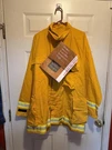 Lakeland Wildland Protective Fire Coat 100% Nomax Iiia Model BC10EN26 Yellow. Fixed Price $95.00.