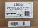 Est Edwards 3-CAB14B Fire Alarm Enclosure Backbox (new In Box). Fixed Price $476.95.