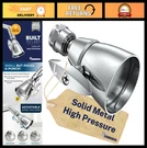 High Pressure 2" Chrome Shower Head - 2.5 Gpm Adjustable Spray Solid Metal,. Fixed Price $50.75.