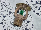 Ascoa Sprinkler Head, AS5602, 246G Ssu, 1/2 Npt Male, Brass, Green Bulb, New!. Fixed Price $7.95.