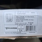 Edwards G4VWF. Fixed Price $39.75.