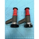 Elkhart Brass Fire Hose Nozzle 1-1/2" Pistol Grip Adjustable Stream Lot Of. Fixed Price $60.00.