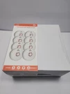 Jemay Photoelectric Smoke Detector Alarm White GS528A -c 8-PACKS. Fixed Price $66.30.