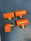 Lot Spears Flameguard X1/2 (3) 4202-130 & (1) 4207-130 Fnpt Cpvc Tee New. Fixed Price $36.34.
