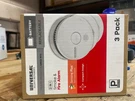 2 In 1 Universal Smoke And Fire Alarm Battery Operated. Fixed Price $27.99.
