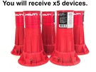 Hilti 282694 CP-680 75 / 2.5" Cast-in Fire Stop Device Red X5. Fixed Price $143.22.