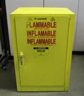 Justrite 12 Gallon Flammable Storage Cabinet 25710 Shelf 18X23X35 W/ Keys. Fixed Price $175.00.