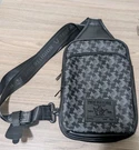True Religion Black Sling Bag Crossbody Chest Pack Men's Adjustable Farro Ii. Fixed Price $24.99.