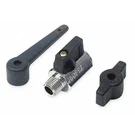 1/4" Fnpt X Mnpt Brass Mini Ball Valve Inline, 1PZB3. Fixed Price $12.39.