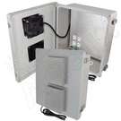 Altelix 14X12X6 Weatherproof Vented Nema Enclosure, Fan, Power Outlet. Fixed Price $191.00.