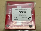 Space Age Electronics YJ1263 Simplex Iam Plate Square Red Brand New. Fixed Price $14.99.
