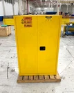 Uline H-1564M-Y Flammable Liquid Storage Cabinet, 45 Gal. Capacity, No Key. Fixed Price $999.99.