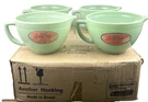 Rare Anchor Hocking Fire Jadeite Batter Bowls Case Nos Foils Inserts Box. Fixed Price $523.05.