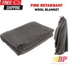 Ever Ready First Aid Warm Wool Fire Retardant Blanket 62" X 80" - Gray. Fixed Price $24.95.