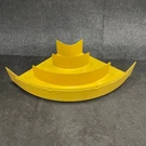Panduit Fiberrunner FRRA12X4LYL 12IN Right Angle Base Fitting. Fixed Price $66.99.