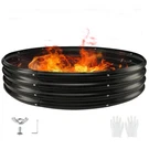 Tbmlc 60 Round Galvanized Steel Ring Pit For Backyardcampingbonfire. Fixed Price $83.76.