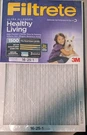 3M Filtrete 16X25X1 Healthy Living Air Filter 4-PACK. Fixed Price $69.00.