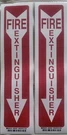 Brady Self-adhesive Vinyl Fire Extinguisher Signage. Qty 2. Fixed Price $9.99.