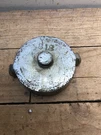 Vintage Fire Truck Cap 3" Akron Nh Chrome Brass No Chain Gasket. Fixed Price $19.95.