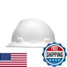 Msa 10204785 Hydro Dip V-gard Full-brim Hard Hat Fas-trac Iii Ratchet. Fixed Price $99.09.