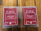 (2) New Siemens Hms-s/hms-d Single/dual Action Manual Pull Station Fire Alarm Ak. Fixed Price $299.99.