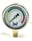 Nni 2-1/2 Dial Dual Read Gauge 0-100PSI 604GPM Liquid Filled 1-1/2 Pipe. Fixed Price $69.50.