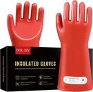 Insulated Electrician Gloves - High Voltage CLASS1/8000V, Red. Fixed Price $42.99.