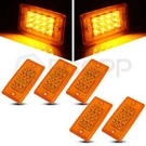 5PCS Led Rectangle Amber Side Marker Turn Signal Assembly Truck Trailer 12V. Fixed Price $32.59.