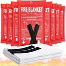 Fire Blanket 8 Pack - 40" X Prepared Emergency For Home And Kit. Fixed Price $163.99.